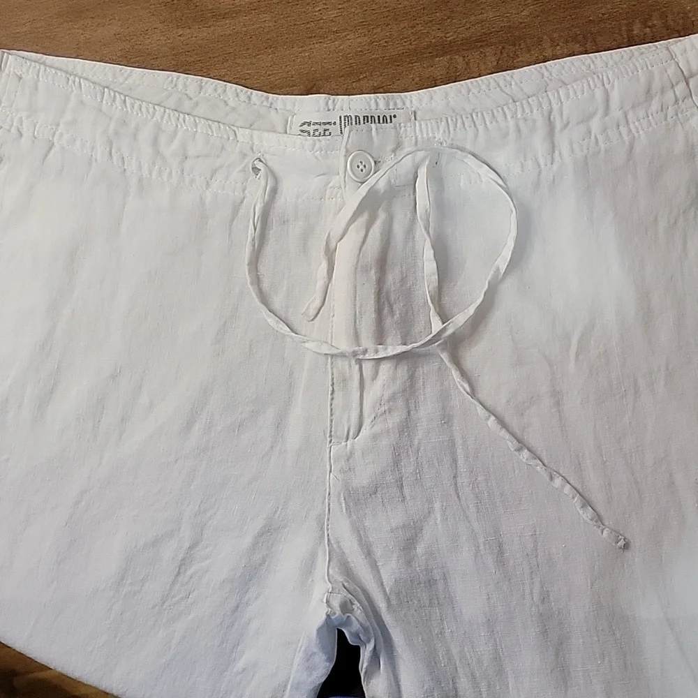Men's‎ See Imperial Linen Pants, White, Size 46 EUC